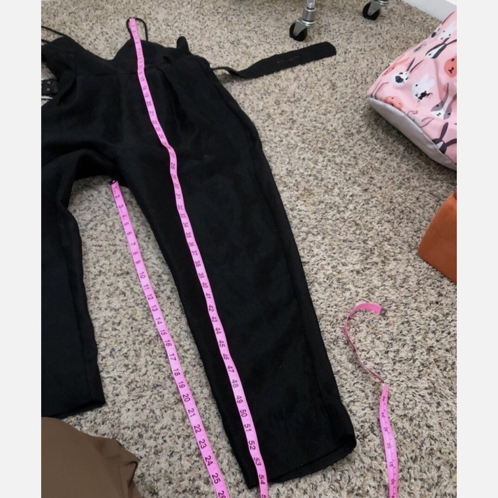 Alice McCall Justify My Love Jumpsuit Black Striped Organda up Size US 6 - Picture 12 of 13